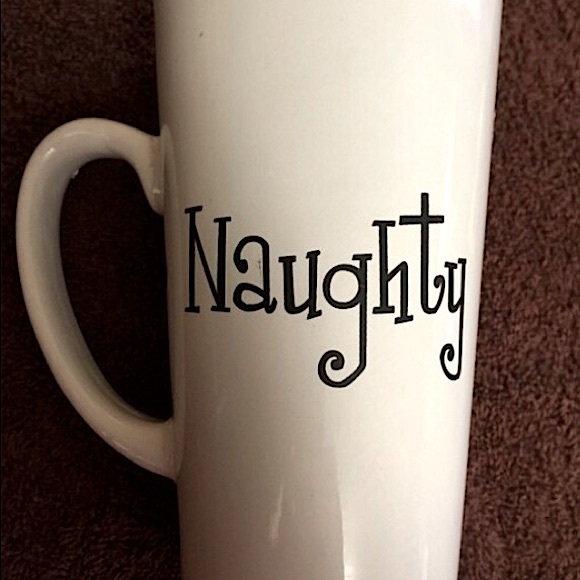 Christmas Naughty Nice List Cup Coffee Santa HolidayCoffee CupTea Hot Chocolate - Picture 1 of 4